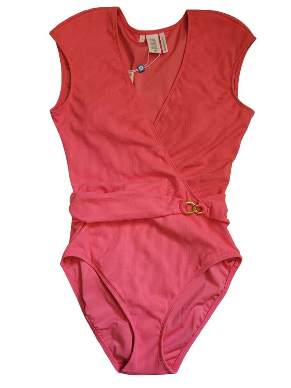 NWT Bleu Rod Beattie One Piece Swimsuit with Gold Accent 8
